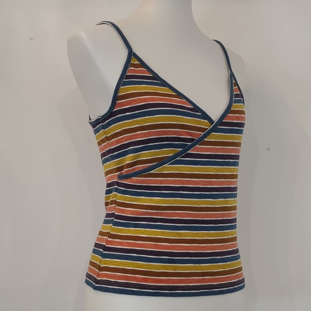 Madewell multicolor striped tank